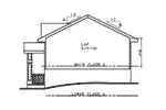 Right Elevation - 026D-2036 - Shop House Plans and More