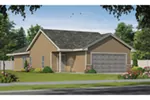 Ranch House Plan Front of Home - 026D-2038 - Shop House Plans and More