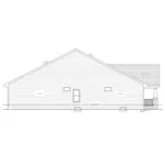 Country House Plan Left Elevation - Evans Landing Craftsman Home 026D-2040 - Shop House Plans and More