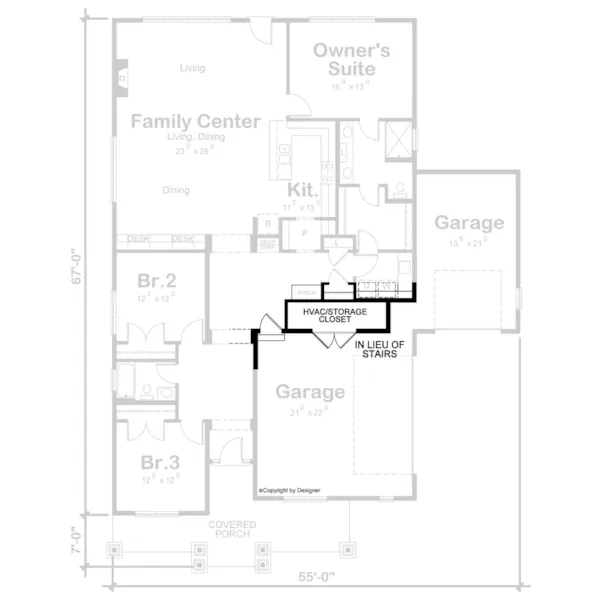 Craftsman House Plan Optional Basement - Bascom Bungalow Home 026D-2042 - Shop House Plans and More