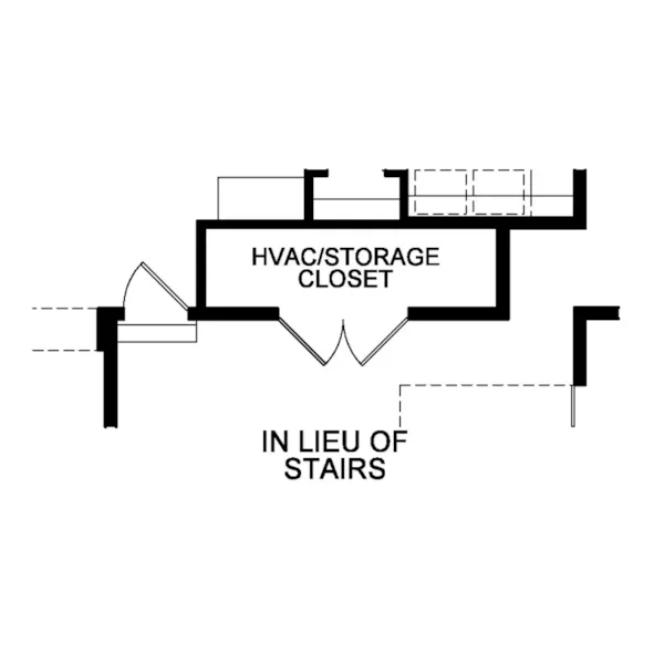 Craftsman House Plan Optional Stairs - Bascom Bungalow Home 026D-2042 - Shop House Plans and More