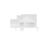 Craftsman House Plan Rear Elevation - Bascom Bungalow Home 026D-2042 - Shop House Plans and More