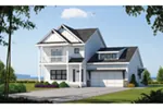 Cape Cod & New England House Plan Front of Home - 026D-2045 - Shop House Plans and More