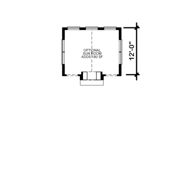 Craftsman House Plan Optional Floor Plan - Mosby Trail Ranch Home 026D-2051 - Shop House Plans and More