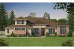 Southwestern House Plan Front of Home - 026D-2060 - Shop House Plans and More
