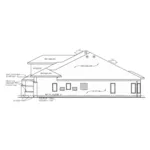 Southwestern House Plan Right Elevation - 026D-2060 - Shop House Plans and More