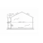 Traditional House Plan Right Elevation - Huntly Narrow Lot Home 026D-2067 - Shop House Plans and More