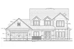 Traditional House Plan Front Elevation - Noggy Creek Craftsman Home 026D-2070 - Shop House Plans and More