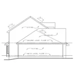 Traditional House Plan Left Elevation - Noggy Creek Craftsman Home 026D-2070 - Shop House Plans and More