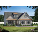 Modern Farmhouse Plan Front Image - Chisholm Bay Ranch Home 026D-2073 - Shop House Plans and More