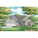 Craftsman House Plan Front Image - Redoak Ranch Home 026D-2076 - Shop House Plans and More