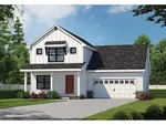 Farmhouse Plan Front of Home - Smith Valley Modern Farmhouse 026D-2079 - Shop House Plans and More