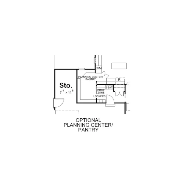 Luxury House Plan Optional Floor Plan - Lewis Bend Luxury Ranch Home 026D-2083 - Shop House Plans and More