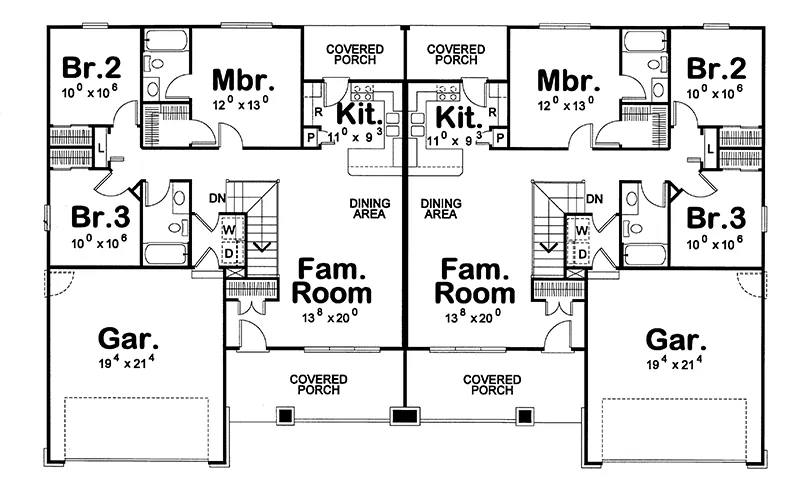 Arts & Crafts House Plan First Floor - 026D-2085 - Shop House Plans and More