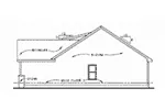 Arts & Crafts House Plan Right Elevation - 026D-2085 - Shop House Plans and More