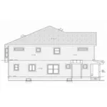 Traditional House Plan Left Elevation - Olivia Street Country Duplex 026D-2087 - Shop House Plans and More