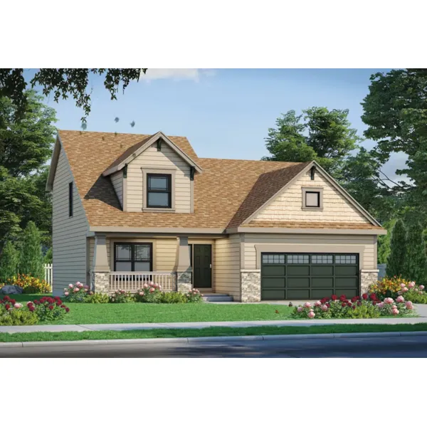 Country House Plan Front of Home - Woodboro Country Home 026D-2093 - Shop House Plans and More