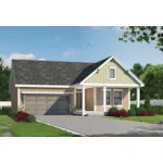 Modern Farmhouse Plan Front of Home - Preston Lane Country Home 026D-2095 - Shop House Plans and More