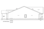 Farmhouse Plan Left Elevation - Olson Creek Modern Farmhouse 026D-2098 - Shop House Plans and More