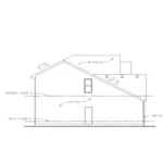 Craftsman House Plan Left Elevation - Finnigan Craftsman Home 026D-2102 - Shop House Plans and More