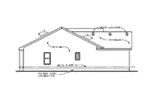 Multi-Family House Plan Left Elevation - Fieldstone Lane Duplex Home 026D-2115 - Shop House Plans and More