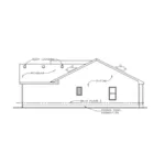 Traditional House Plan Right Elevation - Fieldstone Lane Duplex Home 026D-2115 - Shop House Plans and More