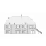 Luxury House Plan Rear Elevation - Pearl Place Luxury Home 026D-2146 - Shop House Plans and More