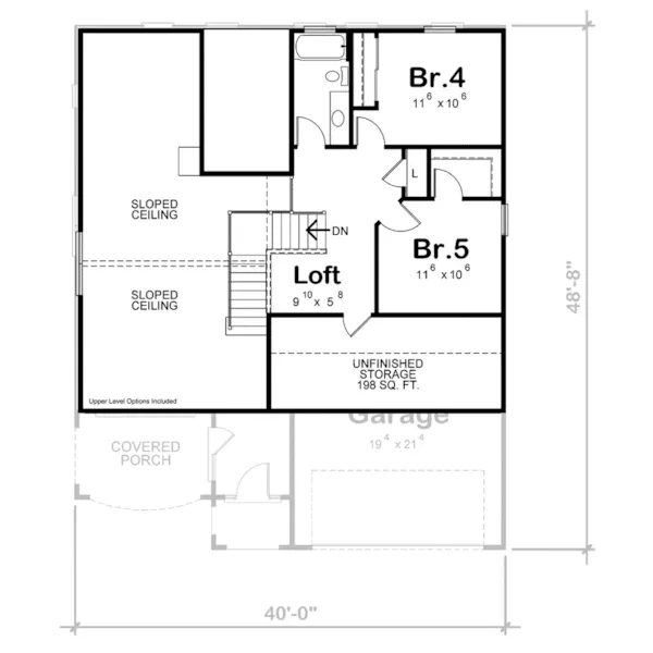 European House Plan Optional Second Floor - Matisse Modern Farmhouse 026D-2162 - Shop House Plans and More