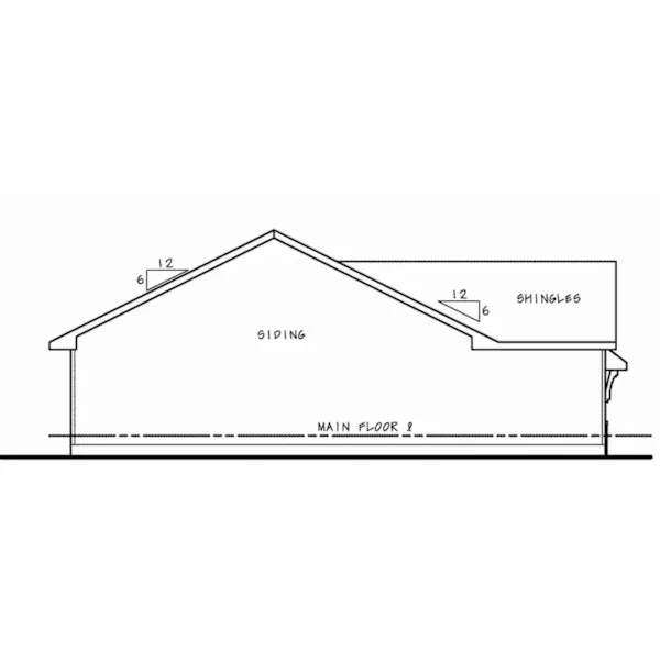 Contemporary House Plan Left Elevation - Port Bryce Modern Farmhouse 026D-2167 - Shop House Plans and More