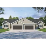 Traditional House Plan Front of House 026D-2176