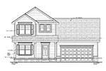 Country House Plan Front Elevation - Waddell Bay Traditional Home 026D-2177 - Shop House Plans and More