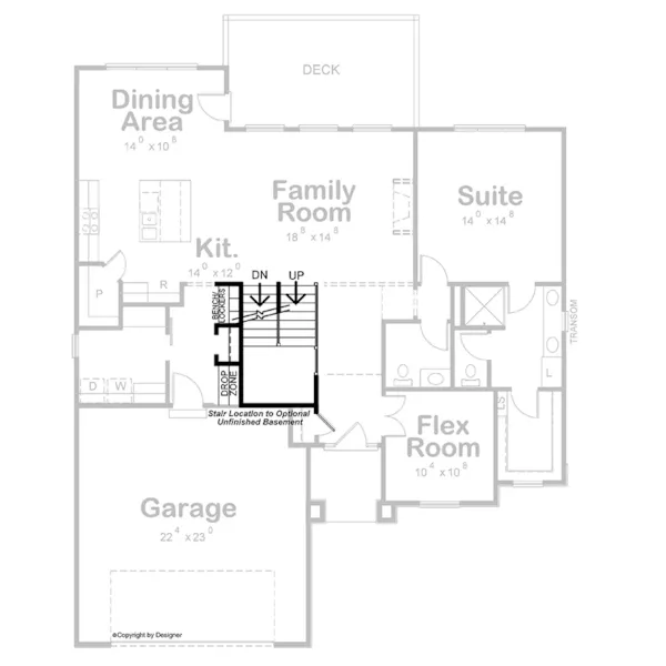 Modern House Plan Optional Basement - Crimson Shore Prairie Home 026D-2180 - Shop House Plans and More