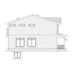 Farmhouse Plan Left Elevation - Aster Lane Modern Farmhouse 026D-2184 - Shop House Plans and More