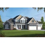 Traditional House Plan Front Photo 01 - Summerbrooke Traditional Home 026D-2205 - Shop House Plans and More