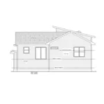 Rustic House Plan Rear Elevation - Tara Pass Modern Home 026D-2206 - Shop House Plans and More