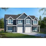 Multi-Family House Plan Front of Home - Tulane Avenue Multi-Family Home 026D-2209 | House Plans and More