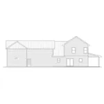 Rear Elevation - Water Sound Modern Farmhouse 026D-2227 | House Plans and More