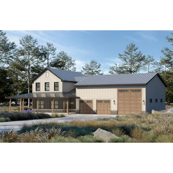 Side View Photo 01 - Water Sound Modern Farmhouse 026D-2227 | House Plans and More