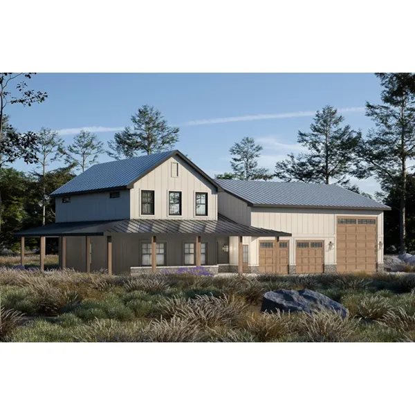 Side View Photo 02 - Water Sound Modern Farmhouse 026D-2227 | House Plans and More