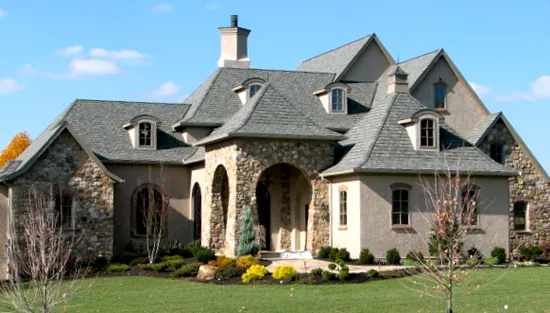 Traditional House Plan Front Photo 04 - Monardo Tudor Style Home 026S-0018 - Shop House Plans and More