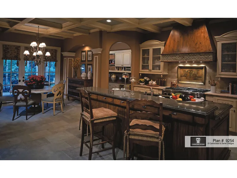 Traditional House Plan Kitchen Photo 01 - Monardo Tudor Style Home 026S-0018 - Shop House Plans and More