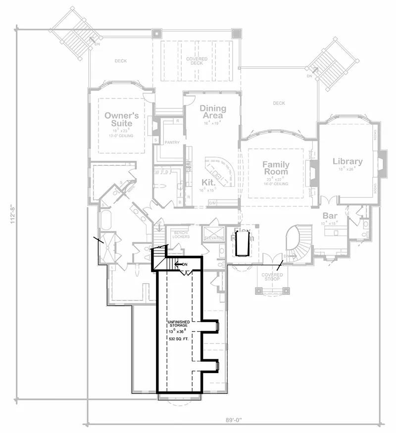Craftsman House Plan Second Floor - Mary Clayre Creek Luxury Home 026D-0021 | House Plans and More