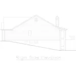 Traditional House Plan Right Elevation - Hanna Park Ranch Home 027D-0002 - Search House Plans and More