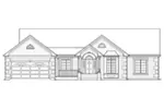 Traditional House Plan Front Elevation - Questover Traditional Home 027D-0003 - Shop House Plans and More