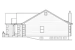Ranch House Plan Left Elevation - Questover Traditional Home 027D-0003 - Shop House Plans and More