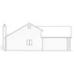 Traditional House Plan Right Elevation - Questover Traditional Home 027D-0003 - Shop House Plans and More