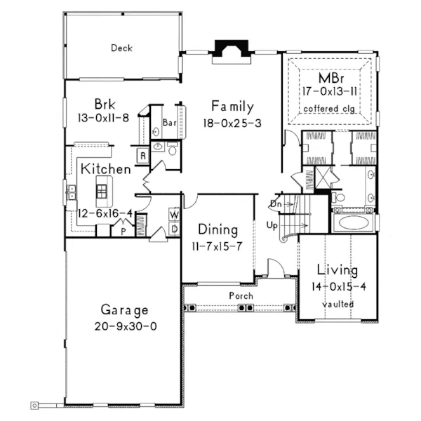 Traditional House Plan First Floor - Magnolia Luxury Home 027D-0004 - Shop House Plans and More