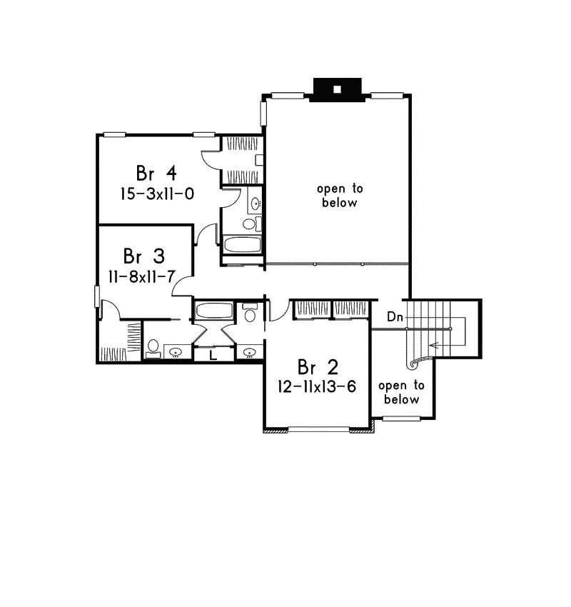 Luxury House Plan Second Floor - Magnolia Luxury Home 027D-0004 - Shop House Plans and More