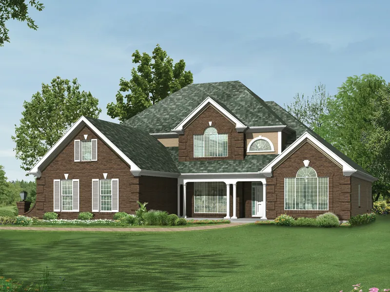 Luxury House Plan Front Photo 01 - Magnolia Luxury Home 027D-0004 - Shop House Plans and More