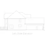 Traditional House Plan Left Elevation - Magnolia Luxury Home 027D-0004 - Shop House Plans and More